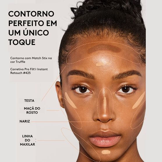 MATCH STIX Bast�o de Contorno Amber